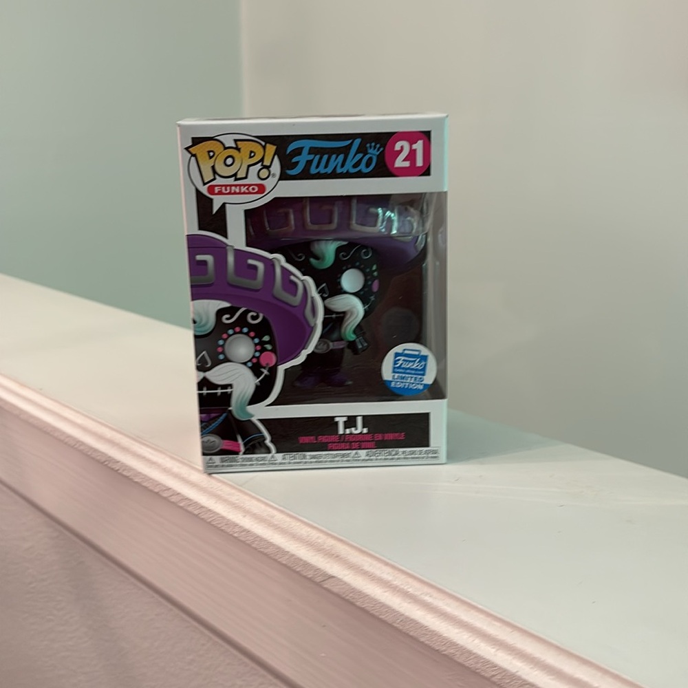 Funko Pop T.J. Vinyl Figure with Purple and Black